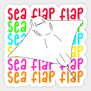 Sea Flap Flap Sticker